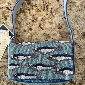 viral sardine beaded shoulder bag